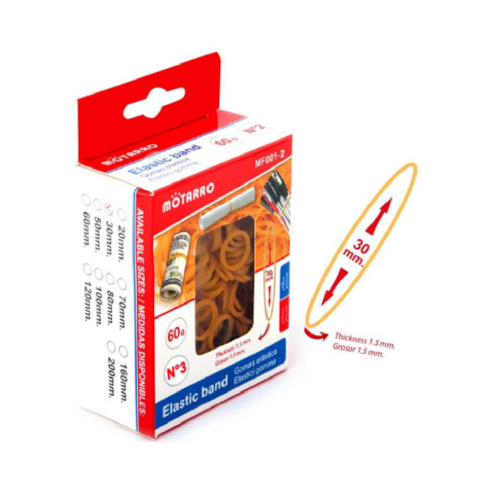 N.3 Rubber Bands 60g