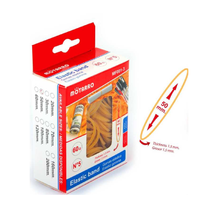 N.5 Rubber Bands 60g