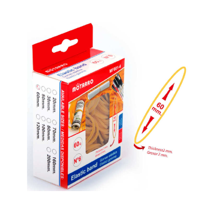 N.6 Rubber Bands 60g