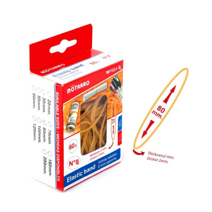 N.8 Rubber Bands 60g