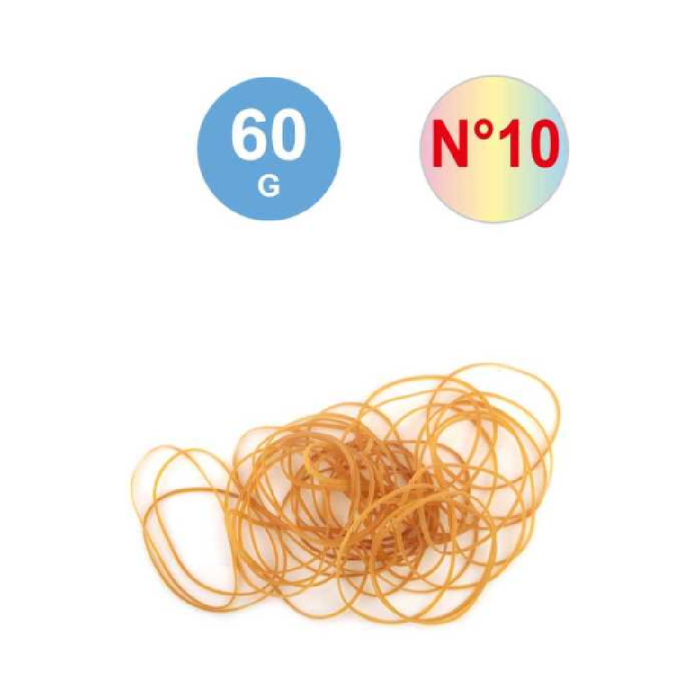 N.10 Rubber Bands 60g