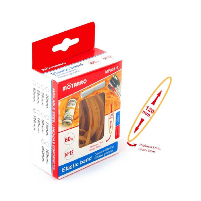 N.12 Rubber Bands 60g