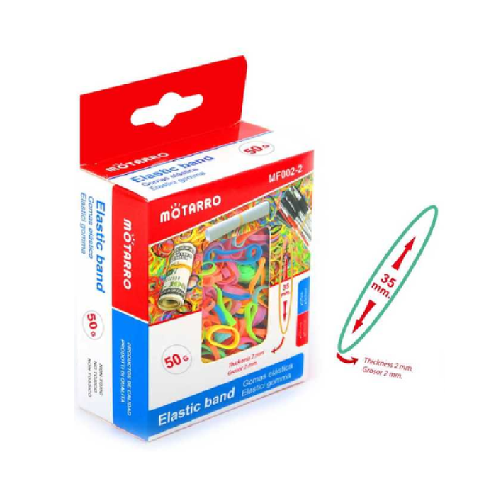 Rubber Bands Assorted 50g