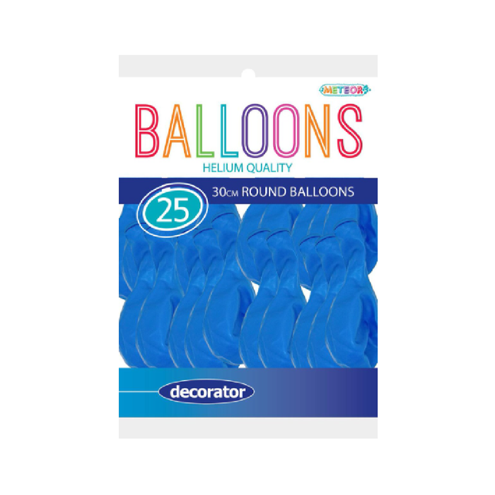 Sky Blue - 25 x 30cm (12") Decorator Balloons