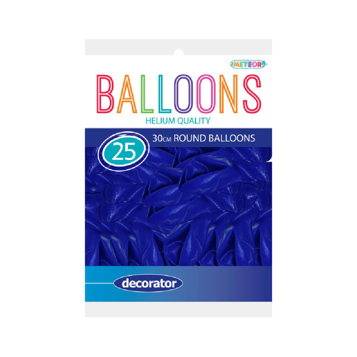 Royal Blue - 25 x 30cm (12") Decorator Balloons