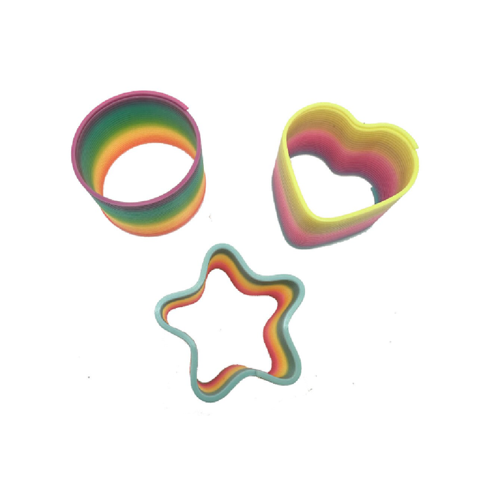 Large Spring Shape - Assorted Inner - Circle, Heart, Star