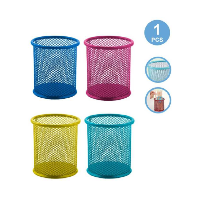 Pen Cup Assorted 8x10cm