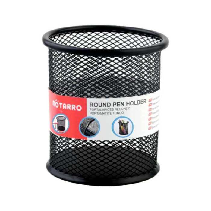 Pen Cup Black 8x10cm