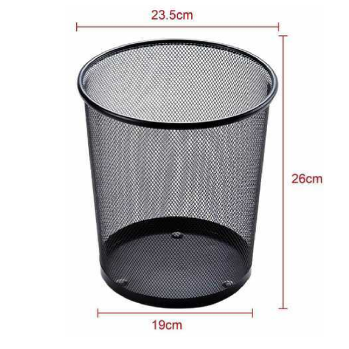 Trash Bin 19 × 26 × 23.5cm Black