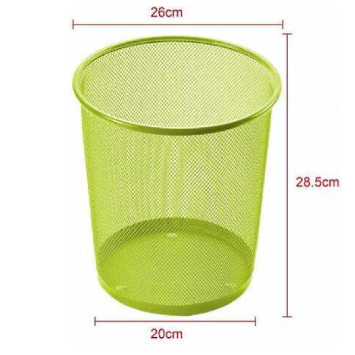 Trash Bin 20 × 26 × 28.5cm Assorted Colors