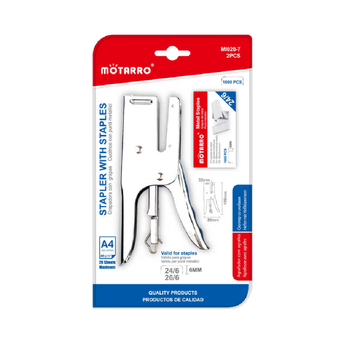 Handheld Stapler with Staples 24/6