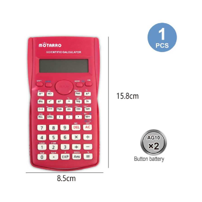 Scientific Calculator 8.5 × 15.8cm