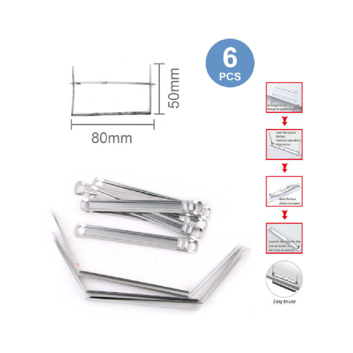 File Fastener 6pcs
