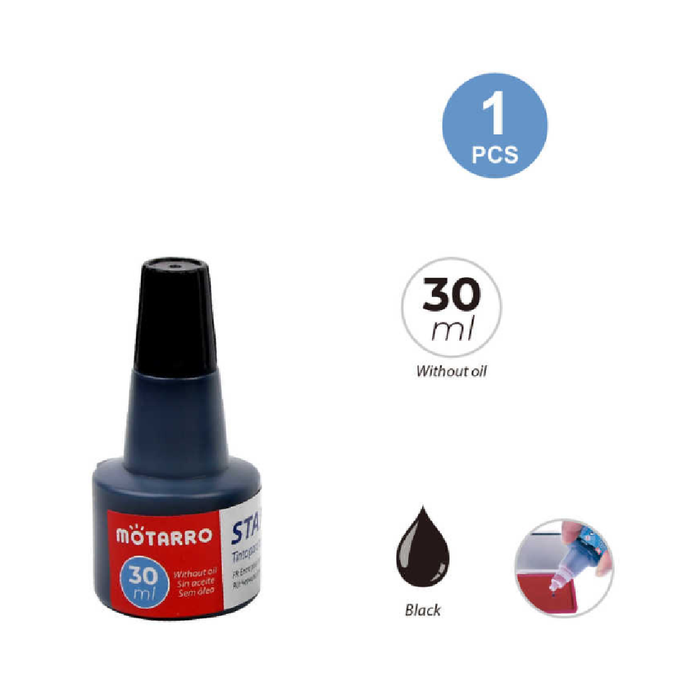 Stamp Pad Ink 30ml Black