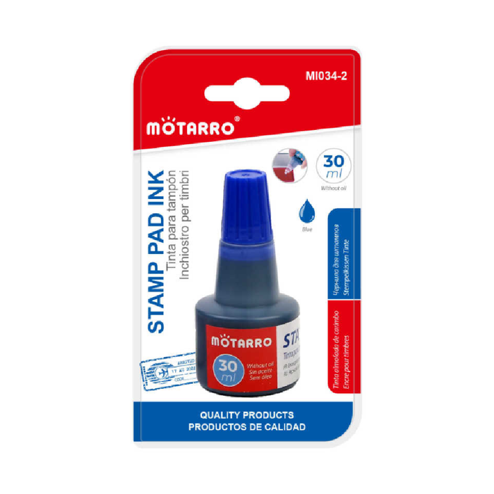 Stamp Pad Ink 30ml Blue