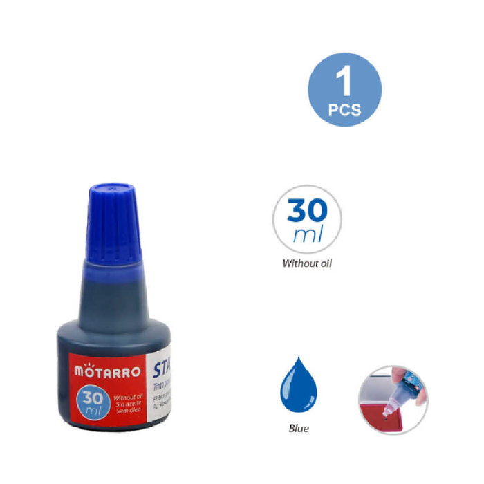 Stamp Pad Ink 30ml Blue