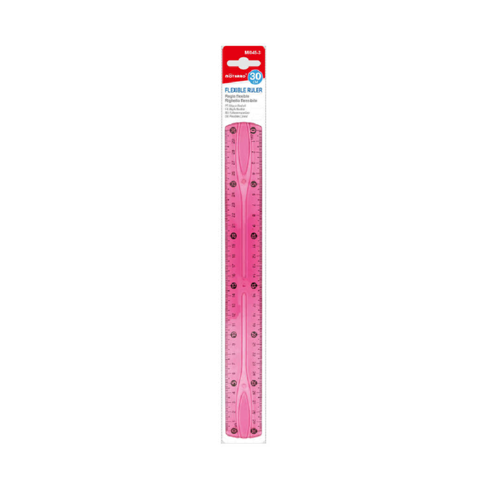 Plastic Ruler Assorted Colors 30cm