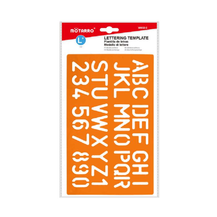Template Letter & Number 30cm