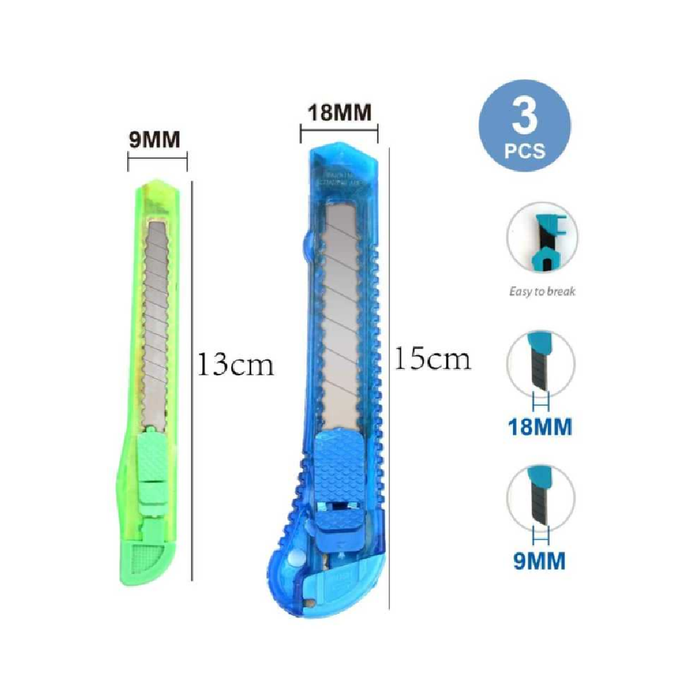 Cutter Assorted 3pcs