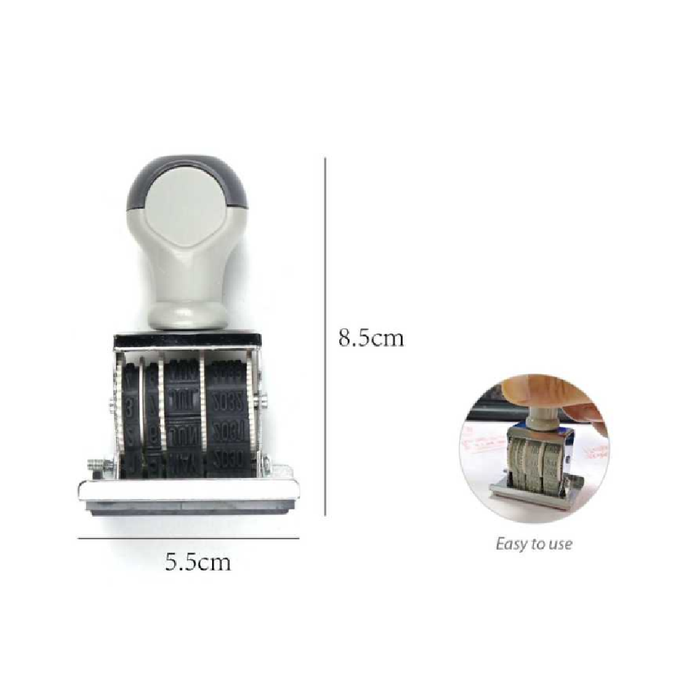 Pre-Inked Office Stamp PAID Blue