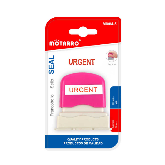 Pre-Inked Office Stamp URGENT Red