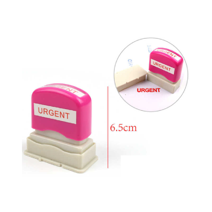 Pre-Inked Office Stamp URGENT Red