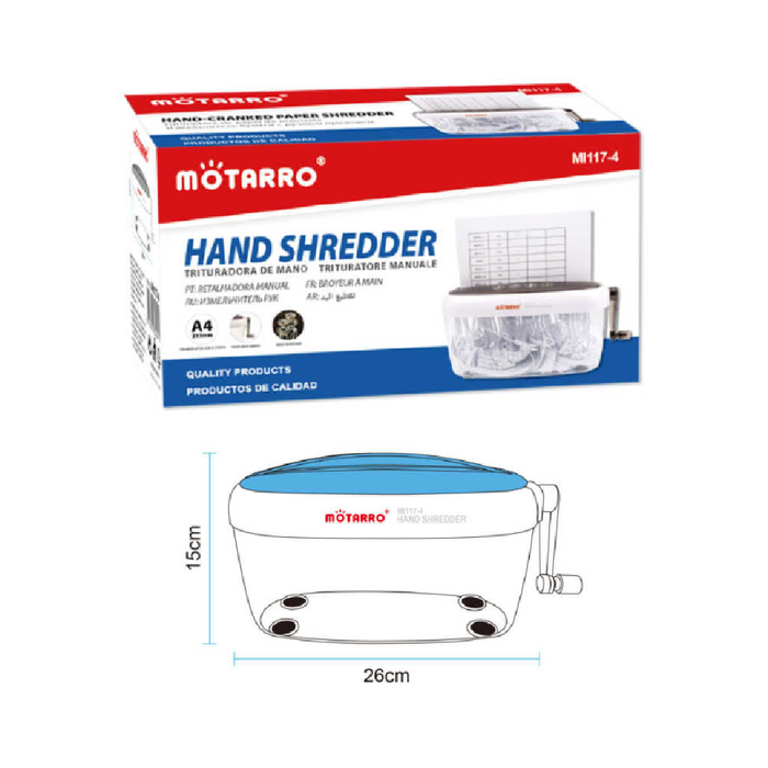 Hand Shredder 15cm × 26cm