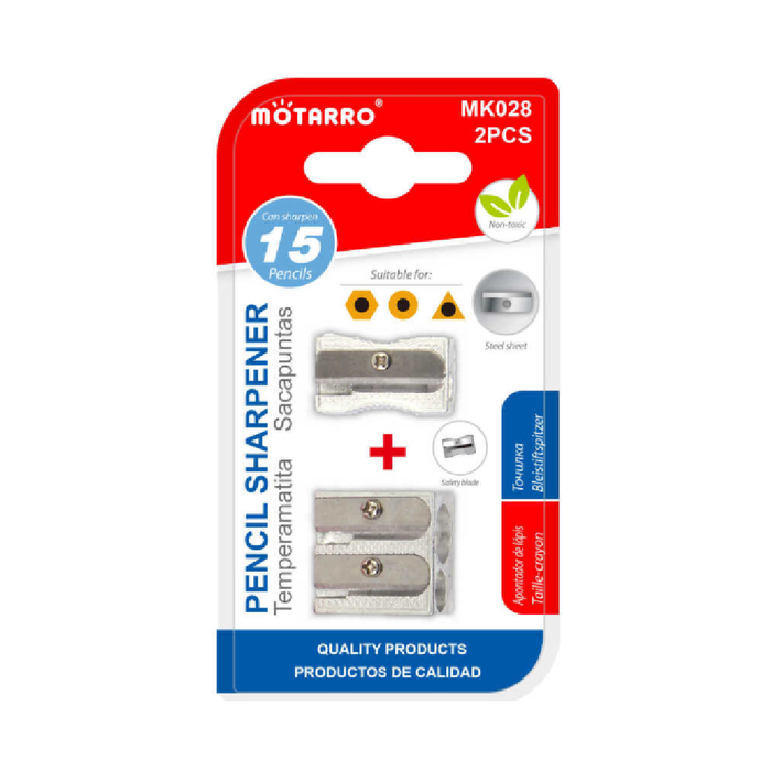 Metal Pencil Sharpener 2pcs