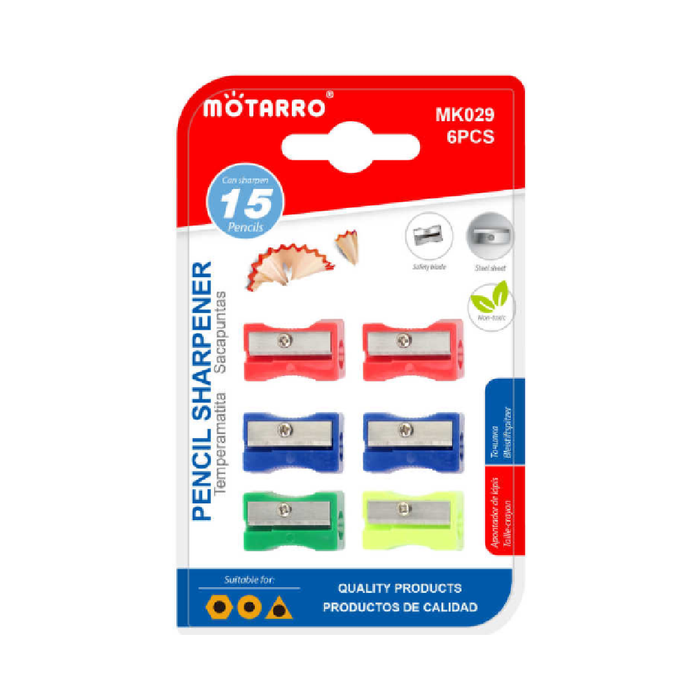 Pencil Sharpener 6pcs