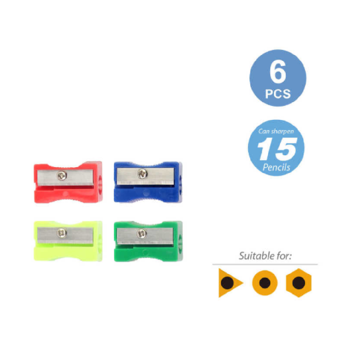 Pencil Sharpener 6pcs