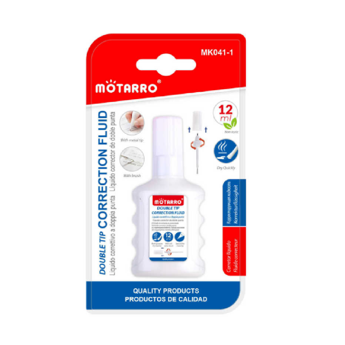 Double Tip Correction Pen & Fluid 12ml