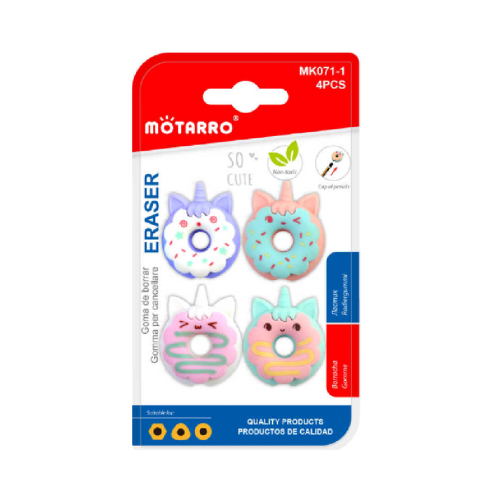 Eraser Donuts 4pcs