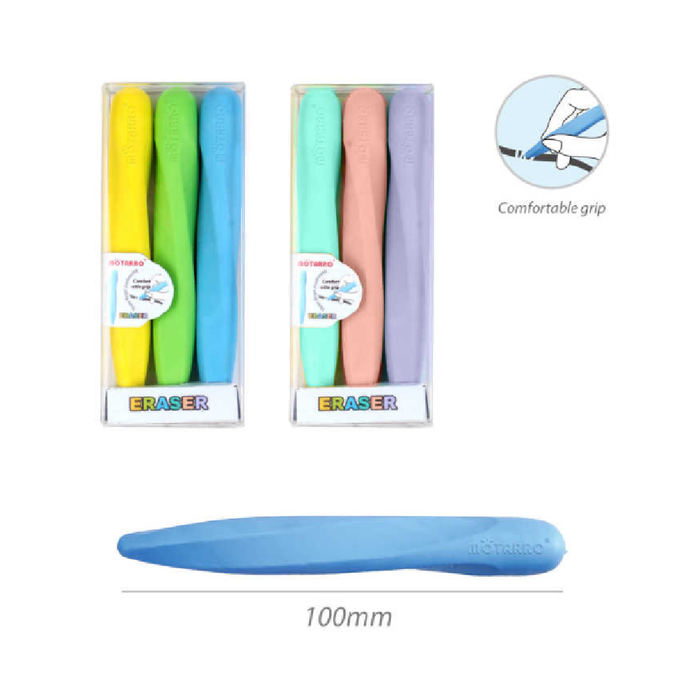 Fancy Eraser 10cm 3pcs