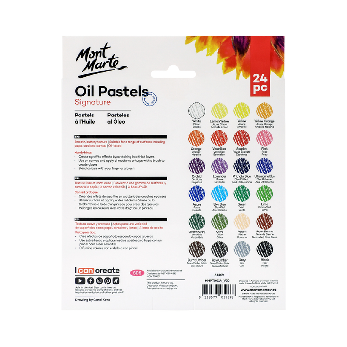 Oil Pastels 24pcs