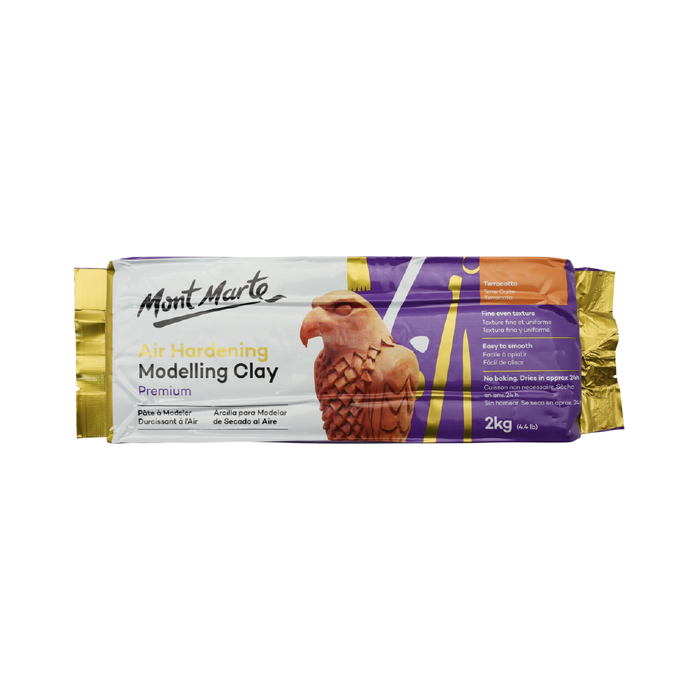Air Hardening Modelling Clay 2kg - Terracotta