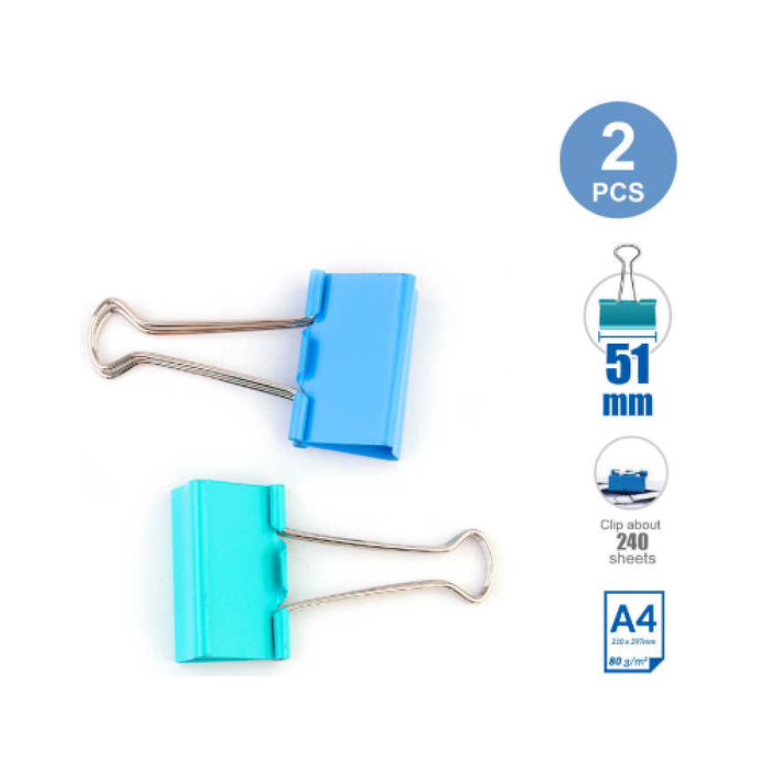 Binder Clips 51mm 2pcs