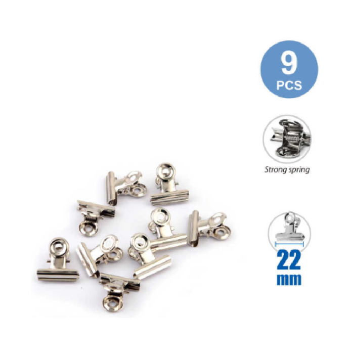 Binder Clips 22mm 9pcs