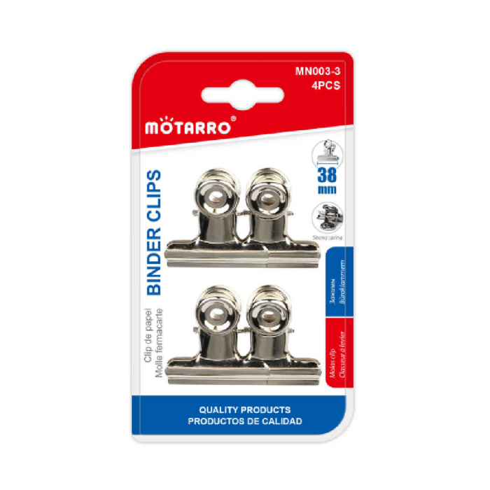 Binder Clips 38mm 4pcs
