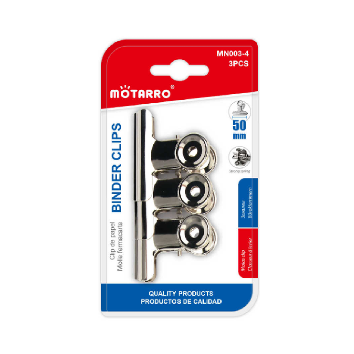 Binder Clips 50mm 3pcs
