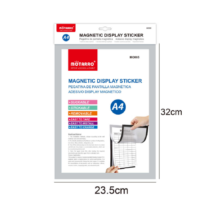 A4 Magnetic Display Cover