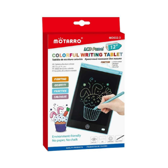 12inch LED LCD Blackboard eWriter Black/Pink/Blue