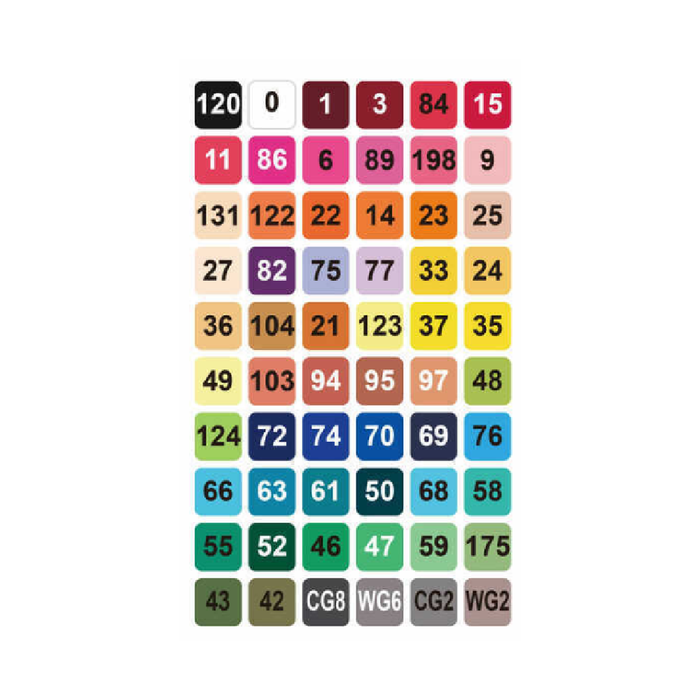 Marker 60 Colors Assorted