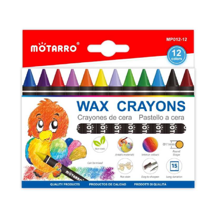 Wax Crayons Set of 12