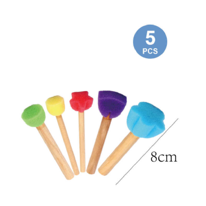 Sponge Stipplers Floral 5pcs