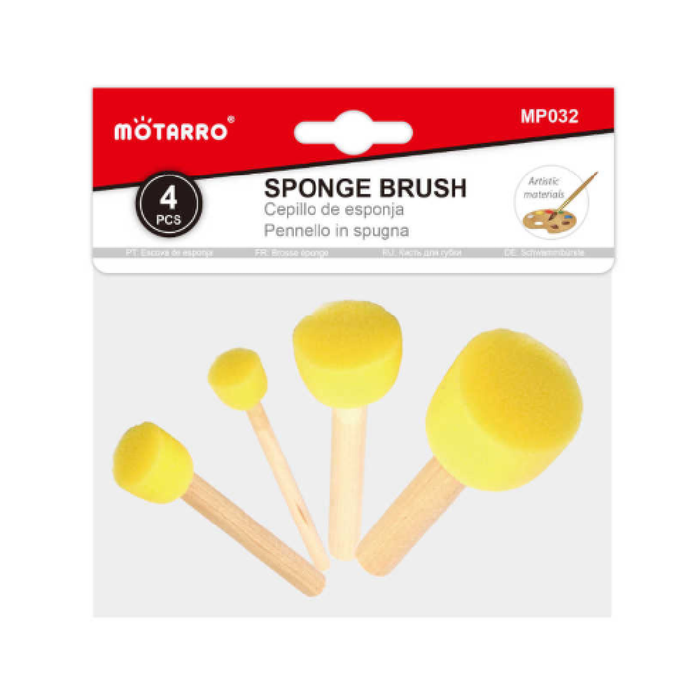 Sponge Stipplers Assorted 4pcs