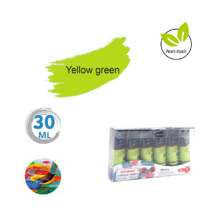 Acrylic Paint 30ml Yellow Green