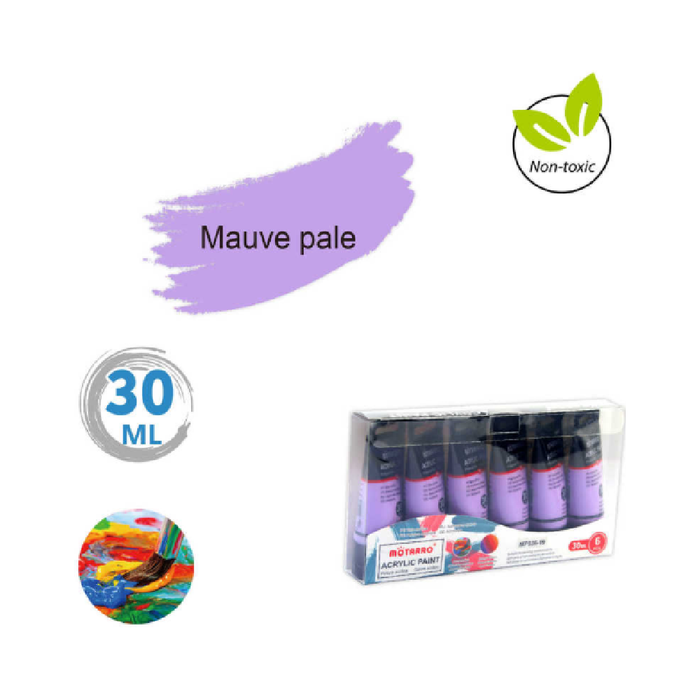 Acrylic Paint 30ml Mauve Pale