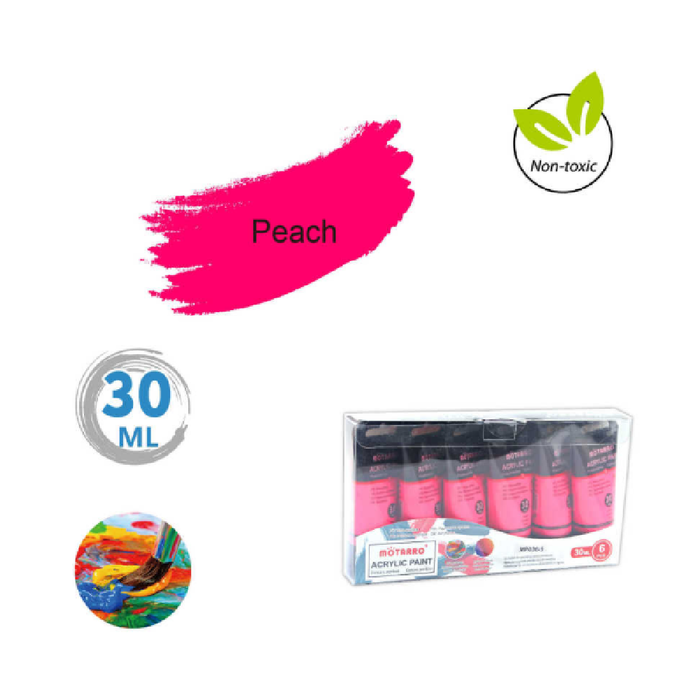 Acrylic Paint 30ml Peach