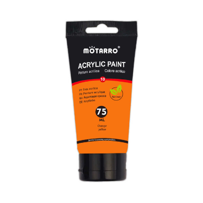 Acrylic Paint 75ml Orange Yellow