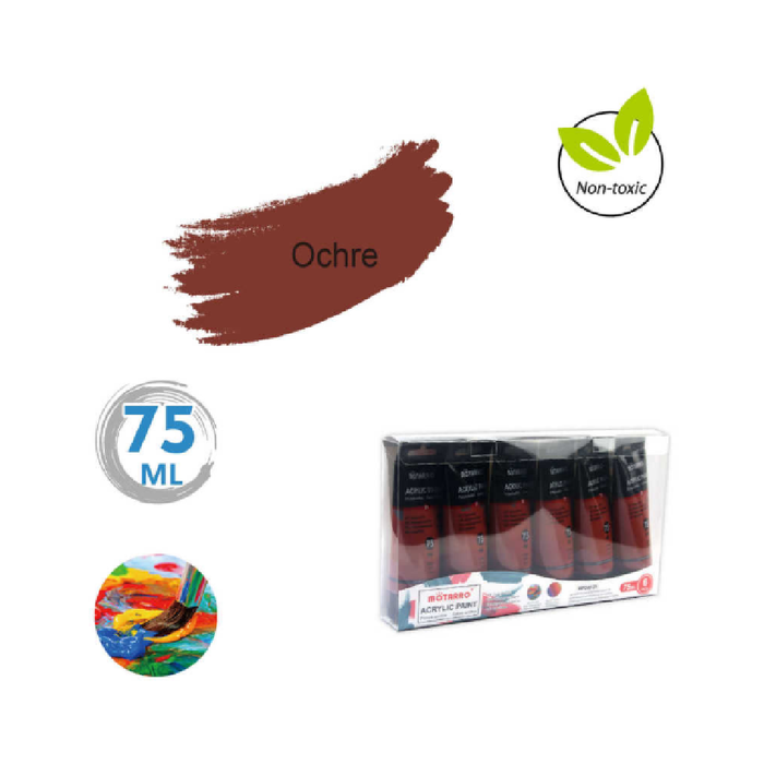 Acrylic Paint Ochre 75ml